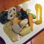 カツキッチン - 温野菜のサラダランチ（1,200円）