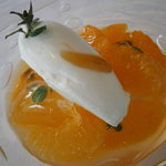 アーリア ディ タクボ - デザート　フルーツポンチ　愛媛の柑橘3種　はっさく・ポンカン・パッションフルーツ