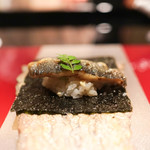 野嵯和 - 酢飯に子持ち鮎　海苔の海苔巻き