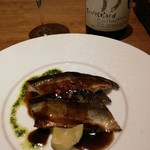 鉄板焼き Oribe - 絶品サンマの燻製鉄板焼