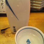 和風居酒屋かっちゃん - (2012.02)　亀齢の器でいただいているのは賀茂鶴