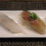 玄海鮨 - 追加 ヒラメとサバ(笑)