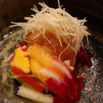 京都 いと - 真鯛と柿のなますアップ