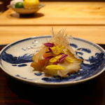 京都 いと - 鮑とつぶ貝の炙り