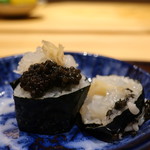 京都 いと - いか巻き キャビア乗せアップ