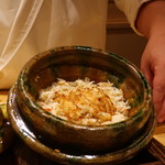 京都 いと - 毛蟹の炊き込みご飯