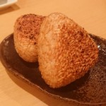 肉 もつ 土穂 - 焼きおにぎり