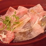 肉 もつ 土穂 - 生ハム切り落とし