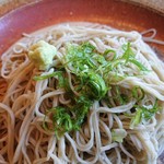 よしむら - 薬味は直接乗せるのが店のおススメ