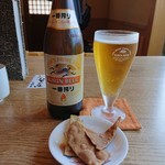 よしむら - 瓶ビール(中)(550円)