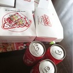 アオキーズピザ  - ドリンク写真:注文後40分で到着！