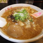 らーめん山桜桃 - 醤油ラーメン　７８０円　クーポンで味玉サービス　【　２０１２年２月　】