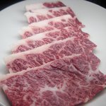 Yakiniku Kambari Bari - ロースのような、宮崎県産 Ａ5極上のハラミ \８８０(税込924)　今だけ！　