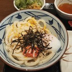 丸亀製麺 - 明太チーズ釜玉(並) 590円 ♪