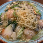 青冥 - 海老焼きそばの麺