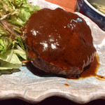 鉄板焼き こよい - デミグラスソースハンバーグ