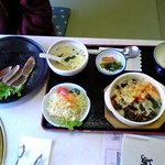 Bungo Sumibi Yakiniku Yamasaki - 地鶏ハーブ焼ランチ