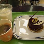 チックタック・ダイナー - 「オレンジチョコレートムース」とコーヒーとミルク