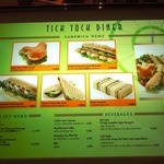 チックタック・ダイナー - 2012/1月訪問時のメニュー