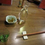 手打ちそば 花もも - 新潟の名醸酒「金龍風和（かぜやわらか）」が｣置いてありました。美酒！
