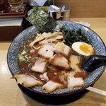 屯ちん - 魚豚ラーメン+チャーシュー。