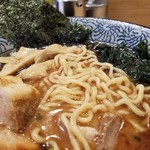 屯ちん - 麺の表情。