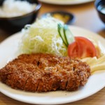 二代目かつみや - 上ロースカツ定食☆