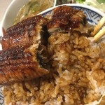 めし処 笑福 - うな丼バカ盛り1400円税別