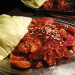 ことぶき焼肉 本店 - カルビ\1000（一人前）