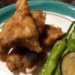 ふく旅庵 下商会館 - とらふく唐揚げ