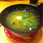 Kaitenzushi Umiza - 新海苔の味噌汁  ２３１円
