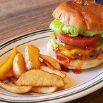 グロウ - アボガドチーズバーガー+スイートチリソース