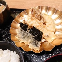 一心 金子 - 穴子天ぷらごはん