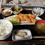 かき処 海 - 牡蠣フライ定食　1200円