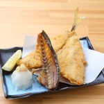 Delicious!! Fried horse mackerel