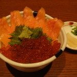 Zauo - 鮭といくらの丼９８０円