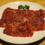 焼肉すず屋 - (得)牛ｻｶﾞﾘ(480円)ﾀﾚ・ｱﾒﾘｶ産