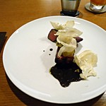 アノニム - 愛知県産ランプ肉　灰のソース