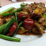 上海小吃 - 鶏肉炒め。