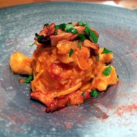 IL TEATRINO DA SALONE - 鮟鱇のタヤリン トマトとサフラン