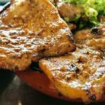 野さか - 豚みそ丼アップ2【料理】