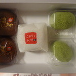玉澤総本店 - うぐいす餅、いちご大福、黒砂糖まんじゅう