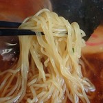 千田幸食堂 - 麺アップ