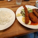 洋食かりん - ミックスフライ定食