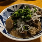 天史朗鮨 - ボタン煮　イノシシの肉と牛蒡で煮てあります