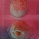長江 - たんたん豚饅(豆板醤)と塩豚饅(鮮肉包)