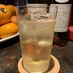 バー エグザゴーヌ - Ｒ1.11　Aoソーダ割2杯目