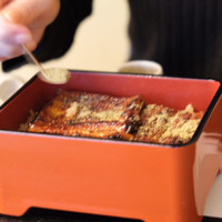 うなぎ藤田 白金台店 - 山椒をたっぷりかけて