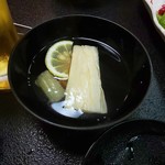 南平台温泉ホテル - 松茸と湯葉のお吸い物