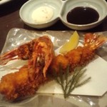 名古屋名物 みそかつ 矢場とん 名古屋駅名鉄店 - ジャンボ海老ふりゃ～